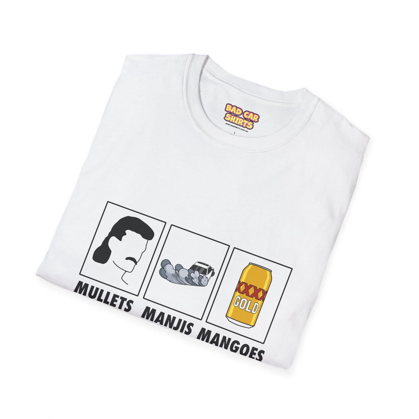 Mullets Manjis Mangoes Shirt