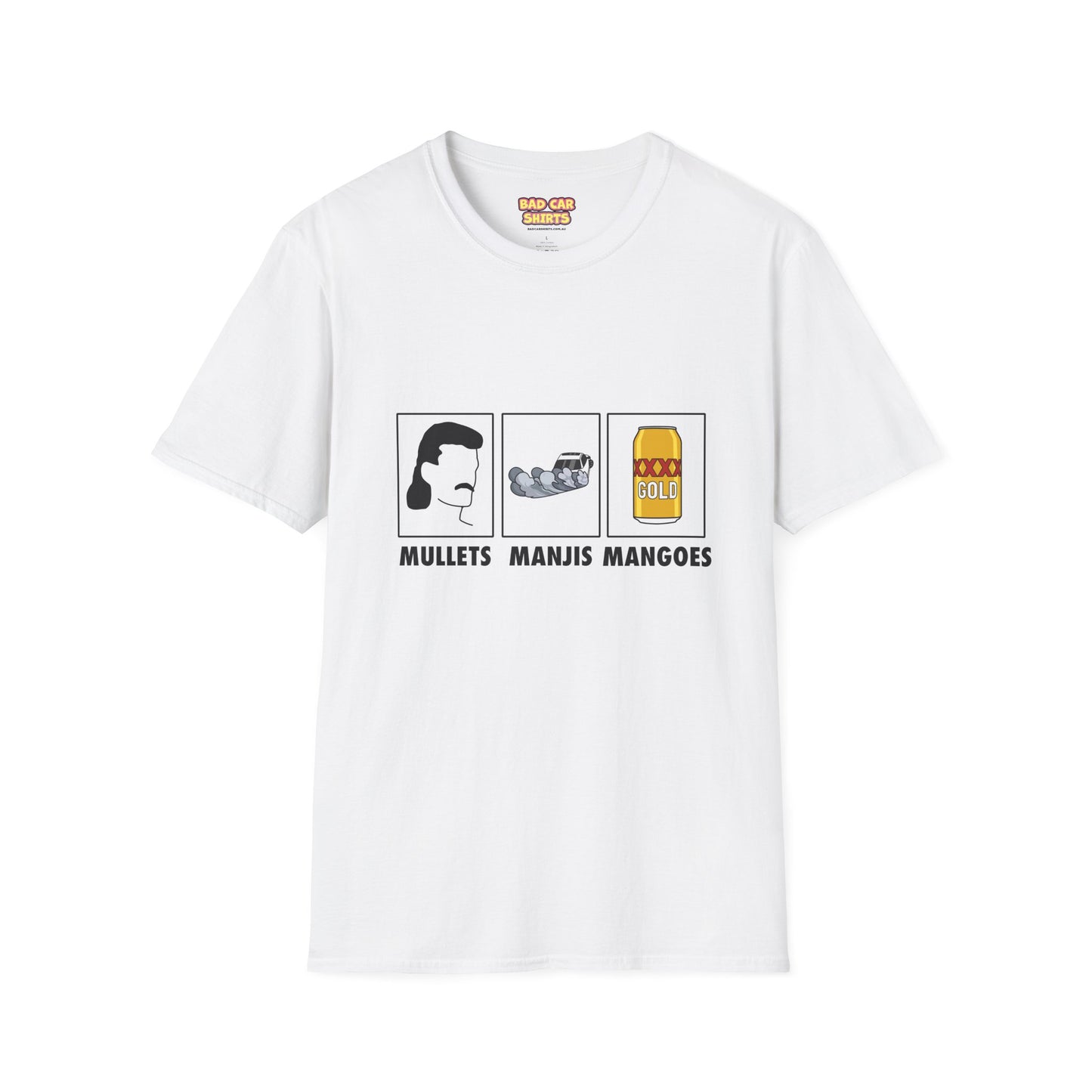 Mullets Manjis Mangoes Shirt