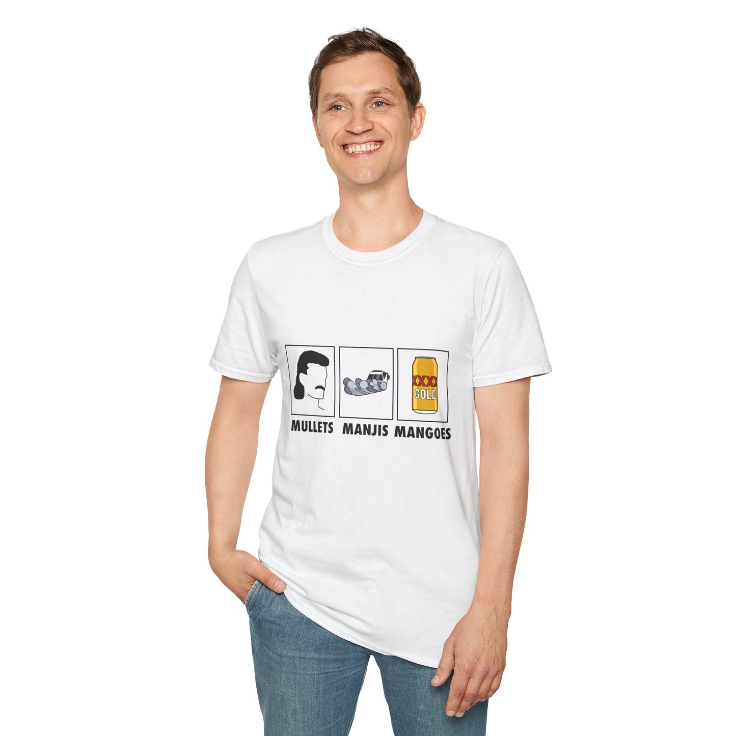 Mullets Manjis Mangoes Shirt