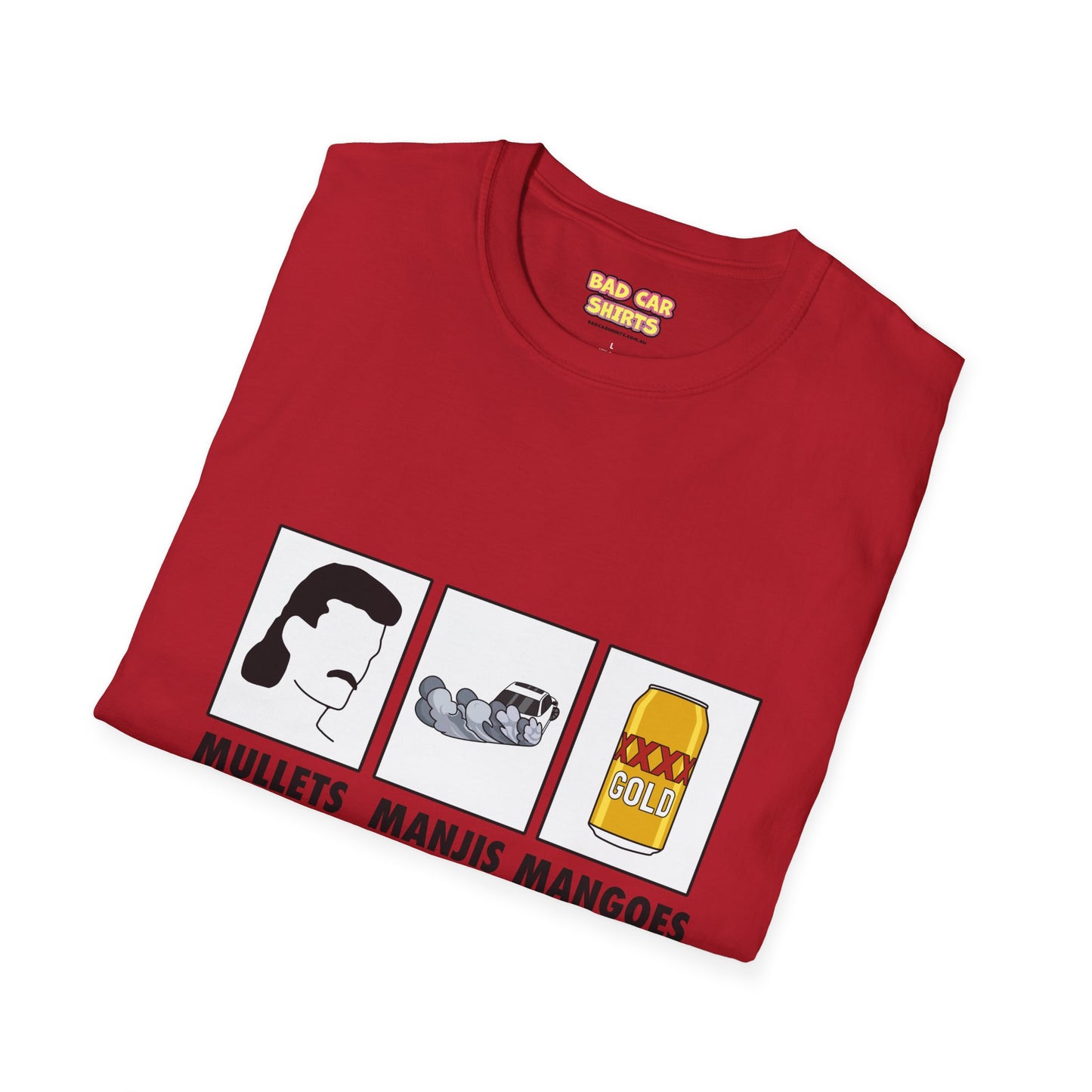 Mullets Manjis Mangoes Shirt