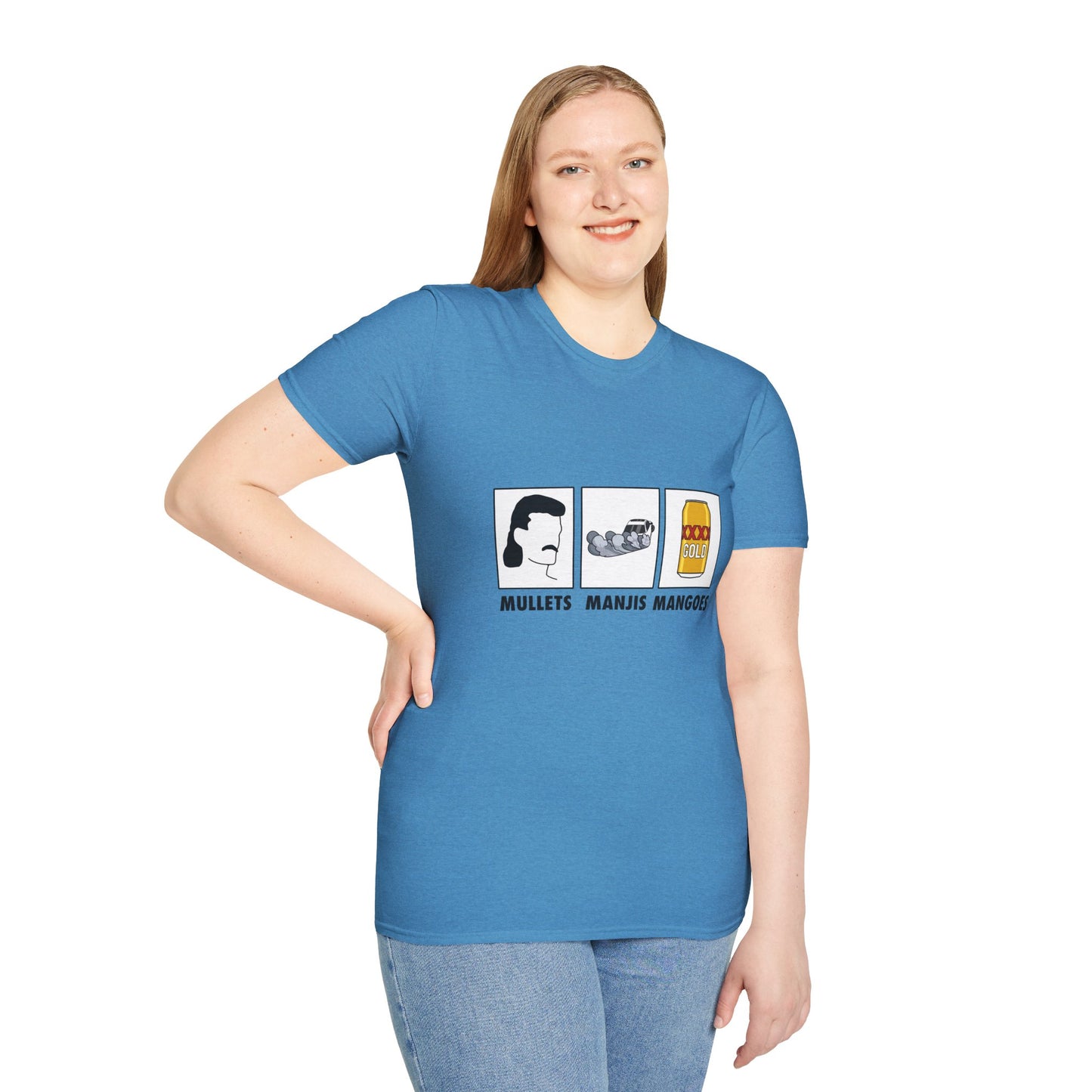 Mullets Manjis Mangoes Shirt