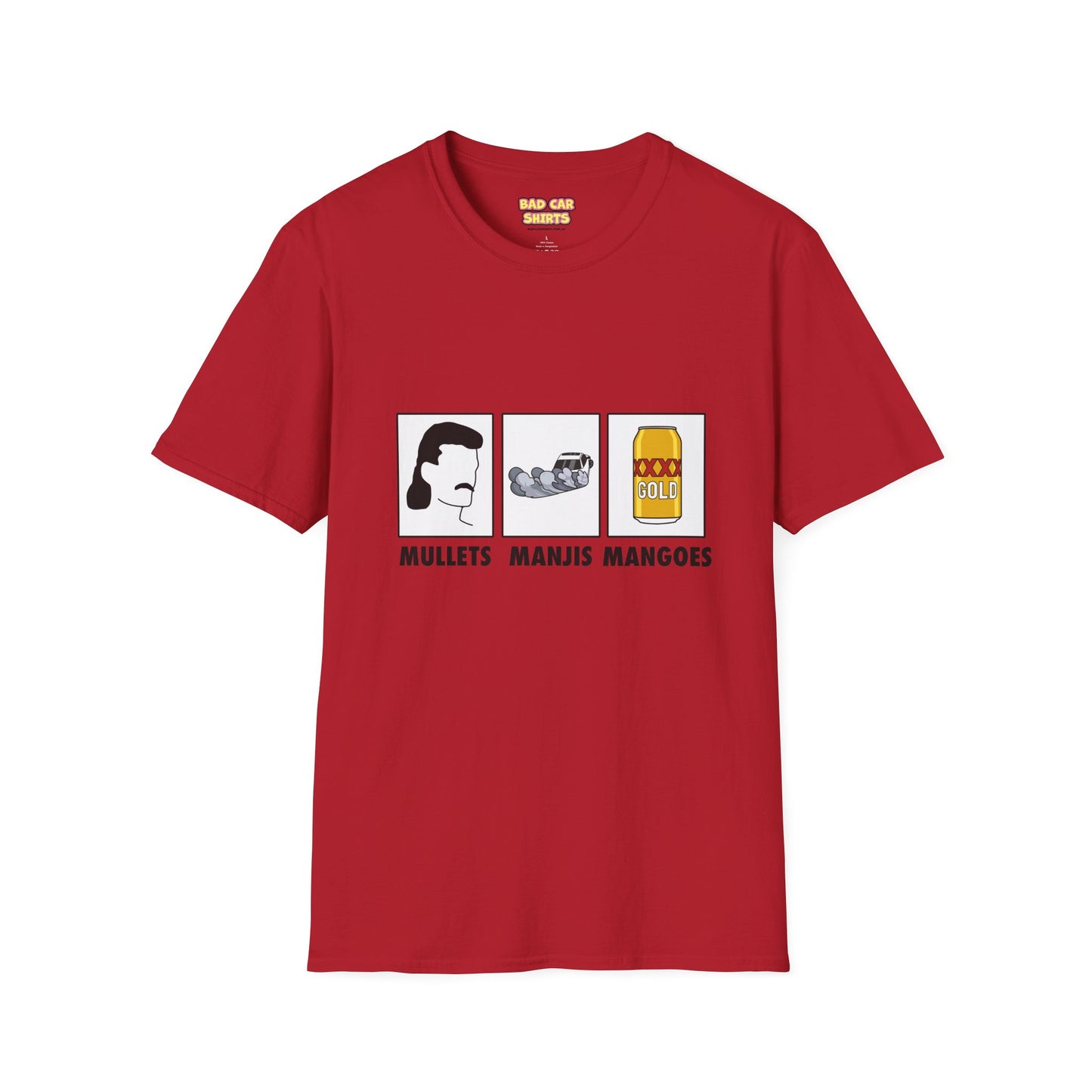 Mullets Manjis Mangoes Shirt