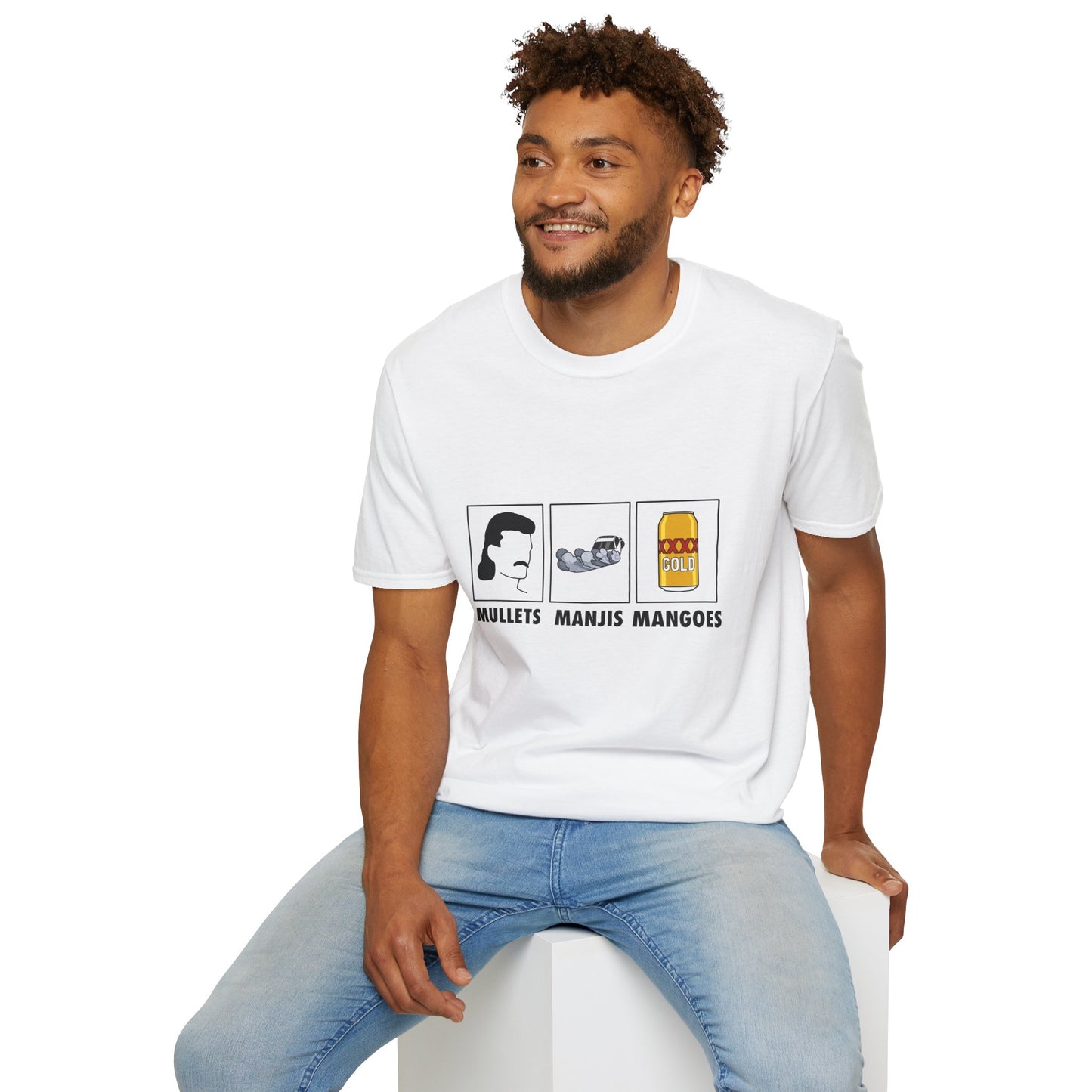 Mullets Manjis Mangoes Shirt