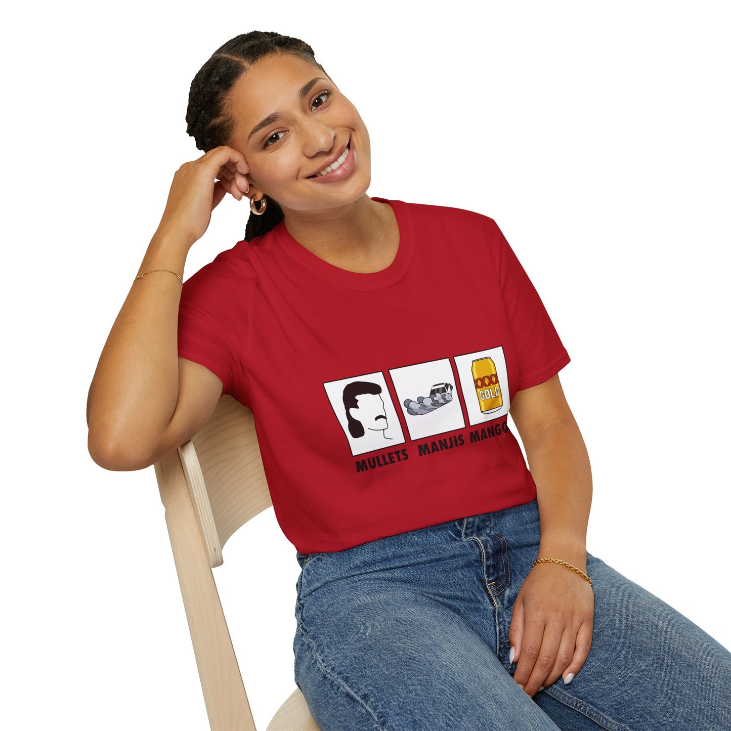 Mullets Manjis Mangoes Shirt