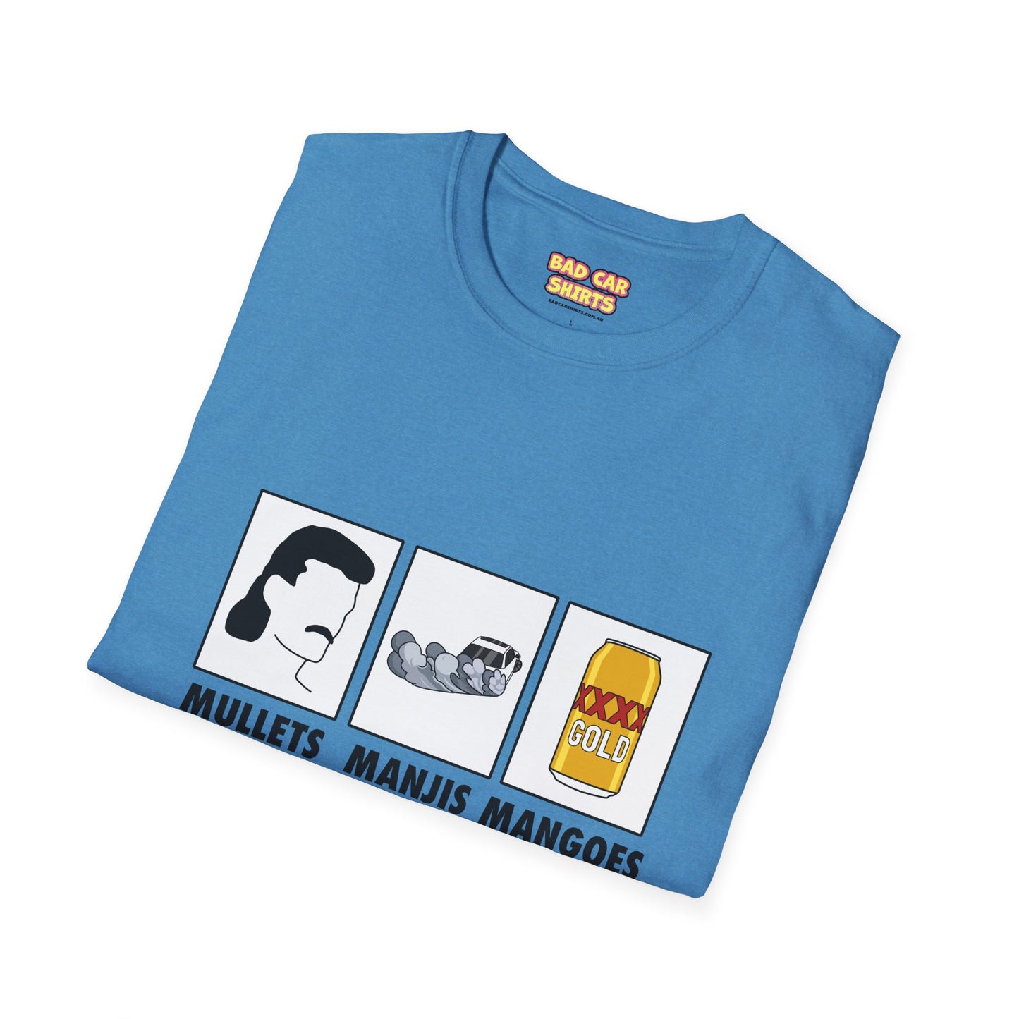 Mullets Manjis Mangoes Shirt